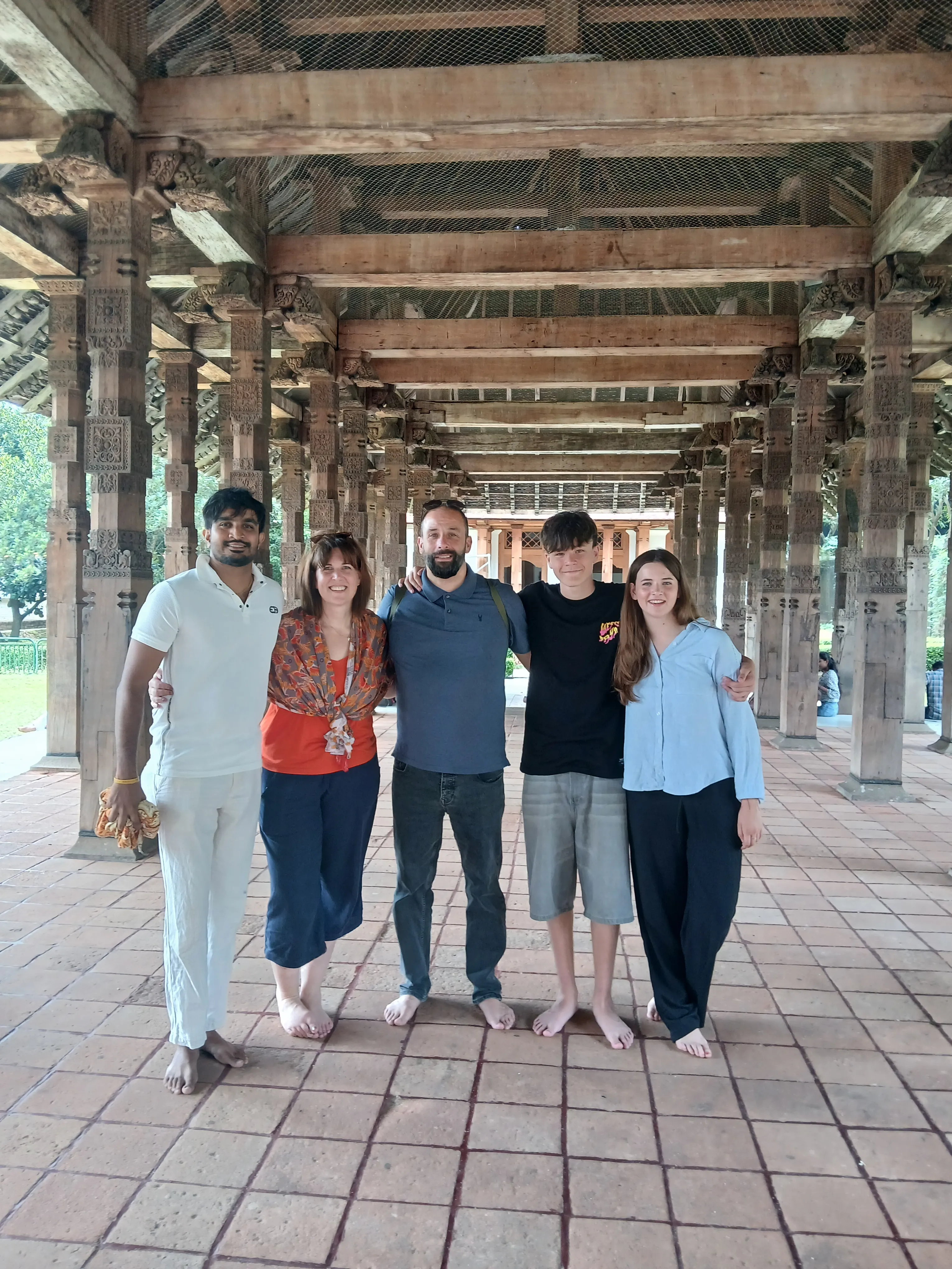 Temple of the Sacred Tooth Relic inside with Ceilon Travels Tour Guide Sachin Dilshan